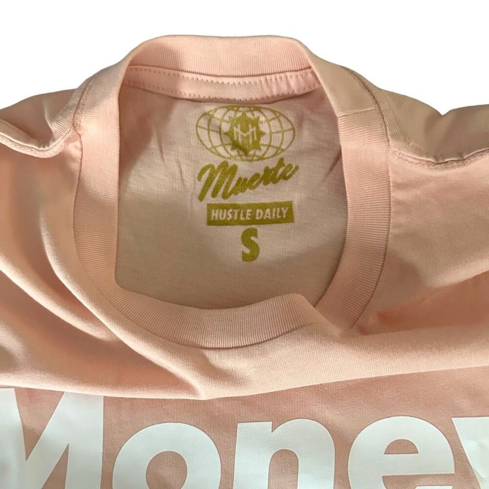 NWT Hastamuerte Money Never Sleeps T-shirt Men’s S | Streetwear Urban Trap Stack - Picture 6 of 12